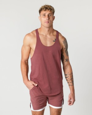 Autumn Alphalete Heavy Cotton Core Stringer Men's Stringers | 8307521-YS