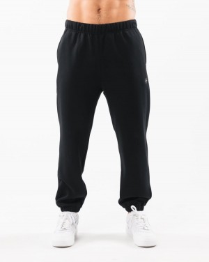 Black Alphalete Academy Relaxed Jogger Men's Jogger | 6920847-PK