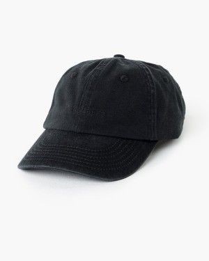 Black Alphalete Core Dad Hat Women's Accessories | 5709431-WT