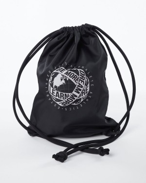 Black Alphalete Global Impact Bag Men's Accessories | 6198720-FP