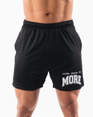 Black Alphalete LDB More Mesh Short 6” Men's Shorts | 3651790-PI