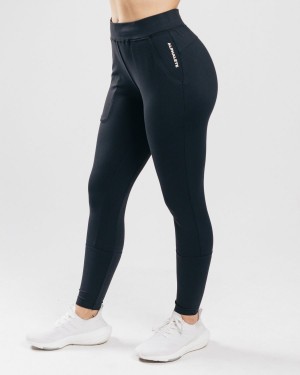 Black Alphalete Trace Jogger Women's Jogger | 6217059-HN