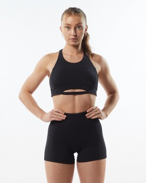 Blackout Alphalete Pulse Surge Bra Women's Sports Bra | 7902463-ZX