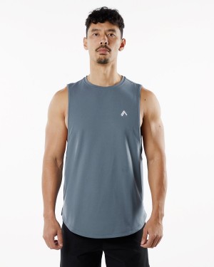 Carbon Alphalete Dynasty Tank Men's Tanks | 5984317-AU