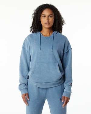 Celestial Blue Alphalete Very Terry Hoodie Women's Hoodie | 8314560-AI