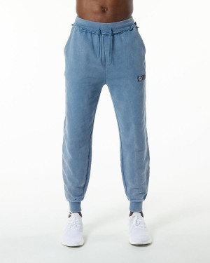 Celestial Blue Alphalete Very Terry Jogger Men's Jogger | 2617435-QP