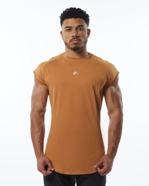 Chestnut Alphalete Velocity Sleeveless Tee Men's Stringers | 2789143-TM