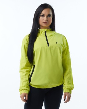 Citrus Slice Alphalete Infinity Tech Jacket Women's Jackets | 1084256-KF