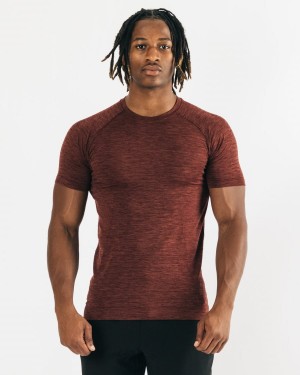 Copper Alphalete Hero Tee Men's Shirts | 2895361-TY