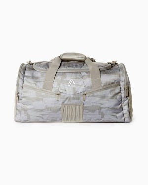 Desert Canvas Camo Alphalete Essential Duffel Bag Women's Accessories | 5917832-OM