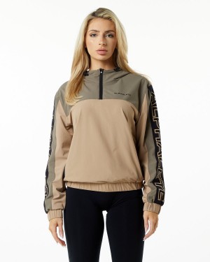 Desert Safari Alphalete Infinity Tech Jacket Women's Jackets | 0345869-TL