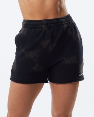 Faded Black Alphalete HCTS Short 3.5" Women's Shorts | 2341098-GW