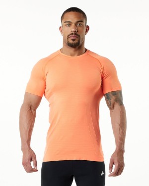 Faded Day Tripper Alphalete Hero Tee Men's Shirts | 3968270-UA