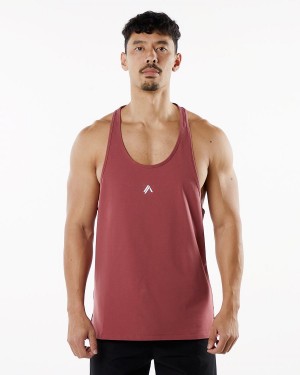 Gingerbread Alphalete Emblem Stringer Men's Stringers | 4850672-IB