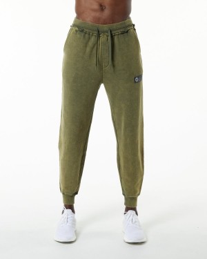 Green Aventurine Alphalete Very Terry Jogger Men's Jogger | 6980521-YK