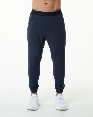 Harbor Navy Alphalete Studio Pant Men's Jogger | 2046893-ZE