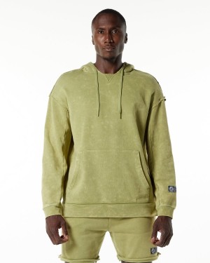 Jade Green Alphalete Very Terry Hoodie Men's Hoodie | 1032578-TH