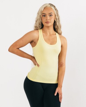 Lemonade Alphalete Seamless Tank Women's Tank Top | 3624197-MB