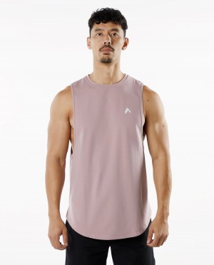 Mauve Alphalete Dynasty Tank Men's Tanks | 8472659-RC