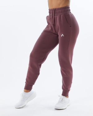 Mauve Alphalete ELMTS Cuffed Jogger Women's Jogger | 6213079-QB