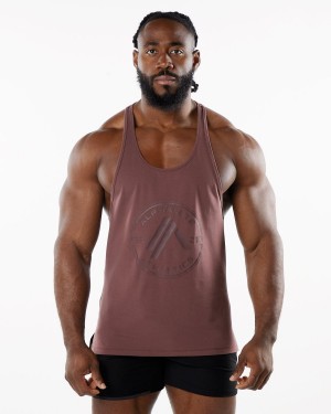 Merlot Alphalete Dynasty Stringer Men's Stringers | 5017634-NI