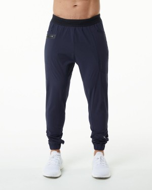 Midnight Blue Alphalete Studio Pant Men's Jogger | 7943105-CV