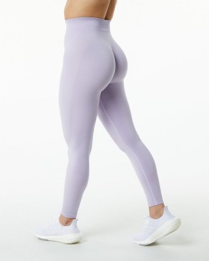 Misty Lilac Alphalete Amplify Legging Women's Leggings | 4935870-QN