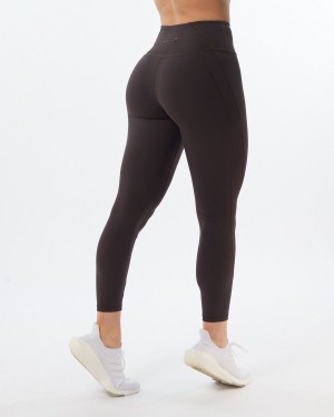 Obscure Grey Alphalete Pulse Surge Legging Women's Leggings | 1789345-MW