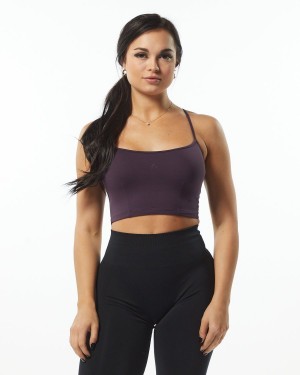 Purple Alphalete Ultrasoft Camisole Tank Women's Tank Top | 8951064-ZO