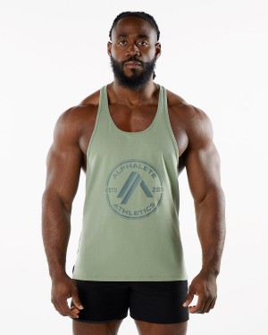 Sage Alphalete Dynasty Stringer Men's Stringers | 6573821-VJ