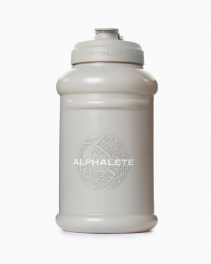 Sand Alphalete Alphalete Poly Hydrojug Men's Accessories | 0589247-MT