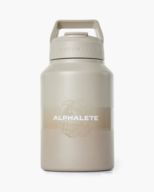 Sand Alphalete Alphalete SS Hydrojug Men's Accessories | 2635874-MS