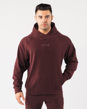 Sangria Alphalete Identity Pro Hoodie Men's Hoodie | 2071938-WC