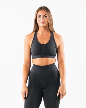 Shadow Alphalete Amplify Bra Women's Sports Bra | 4560219-YT