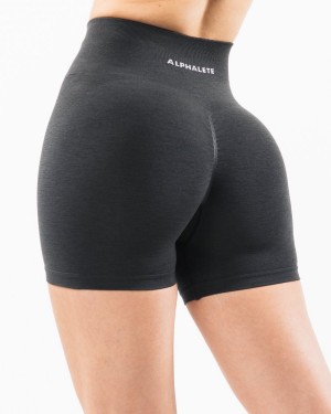 Shadow Alphalete Amplify Short 4.5" Women's Shorts | 7968352-JZ