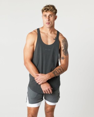 Shadow Alphalete Heavy Cotton Core Stringer Men's Stringers | 8705941-QB