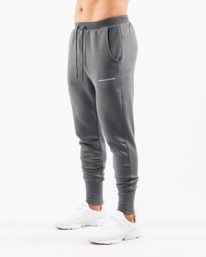 Smoke Alphalete Academy Club Jogger Men's Jogger | 5379648-DN