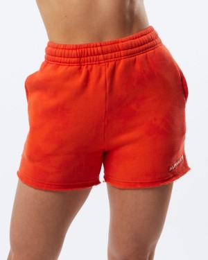 Strawberry Alphalete HCTS Short 3.5" Women's Shorts | 8143906-XL