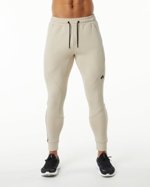 Vanilla Alphalete ELMTS Cuffed Jogger Men's Jogger | 1927348-KW