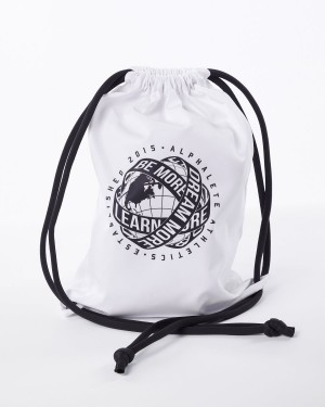 White Alphalete Global Impact Bag Men's Accessories | 8095643-MY