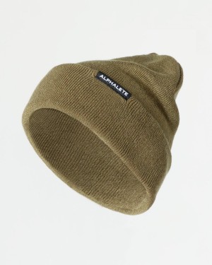 Willow Alphalete Essential Foldover Beanie Men's Accessories | 3872495-UR