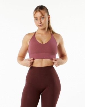 Wisteria Alphalete Alphalux Wonder Bra Women's Sports Bra | 6437021-FJ