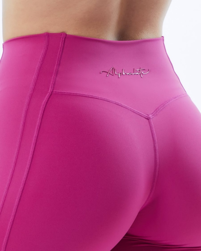 Arcade Pink Alphalete Pulse Kinetic Legging Women's Leggings | 8345196-EB