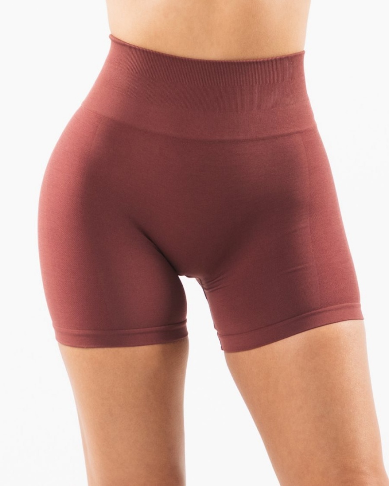 Autumn Alphalete Amplify Short 4.5" Women's Shorts | 0196283-MS