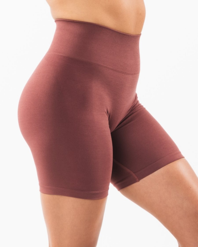 Autumn Alphalete Amplify Short 6.5” Women's Shorts | 9576218-EY