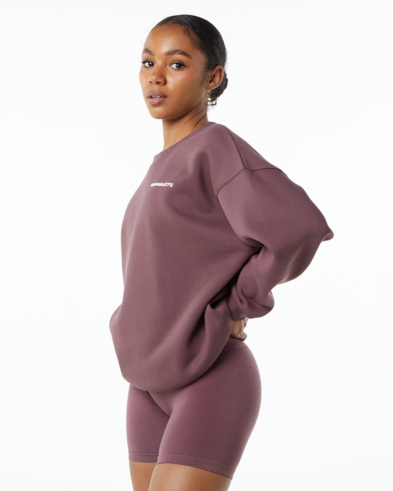 Autumn Alphalete Classic Crew Women's Jackets | 0263478-EP