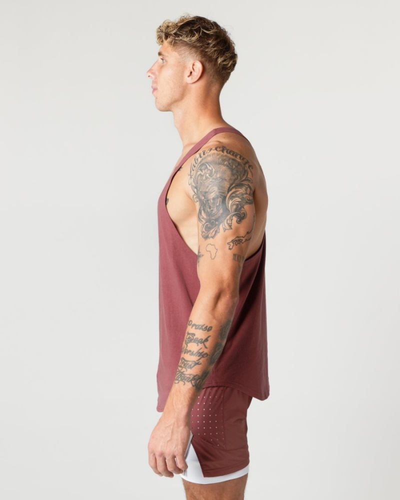 Autumn Alphalete Heavy Cotton Core Stringer Men's Stringers | 8307521-YS