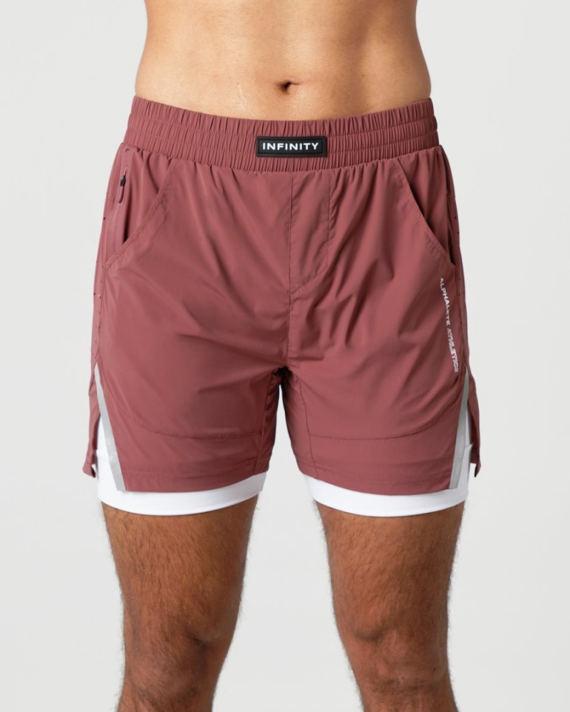 Autumn Alphalete Infinity Speed Short 5.5" Men\'s Shorts | 9457023-PZ