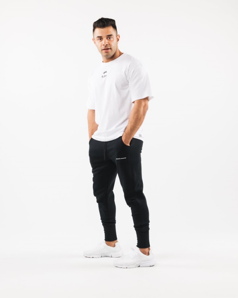 Black Alphalete Academy Club Jogger Men's Jogger | 0136725-NM