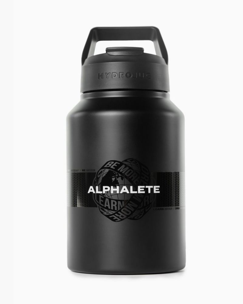 Black Alphalete Alphalete SS Hydrojug Men\'s Accessories | 8592716-MZ